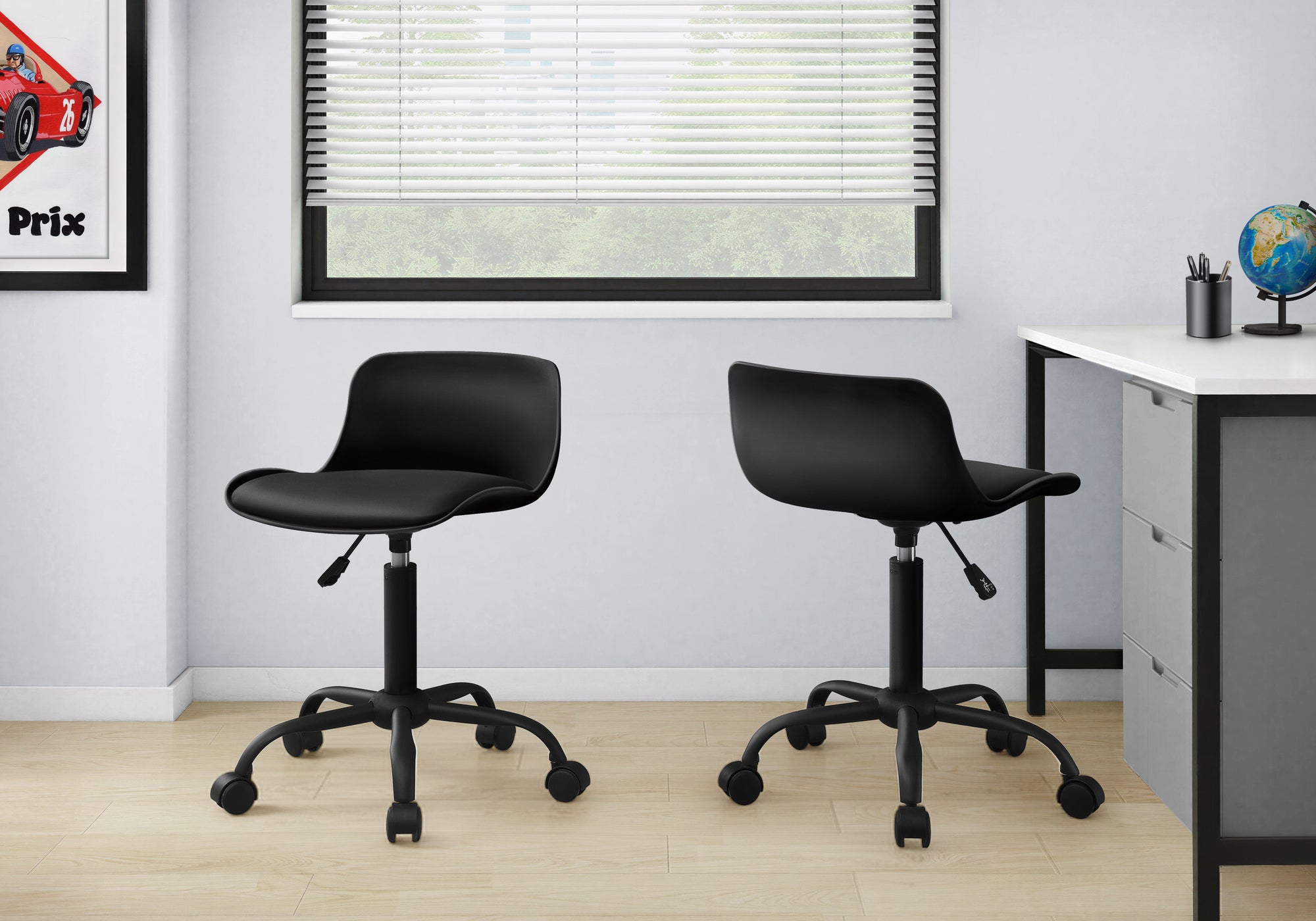 Seville - Office Chair Adjustable Height Swivel Ergonomic Computer Desk Work Juvenile