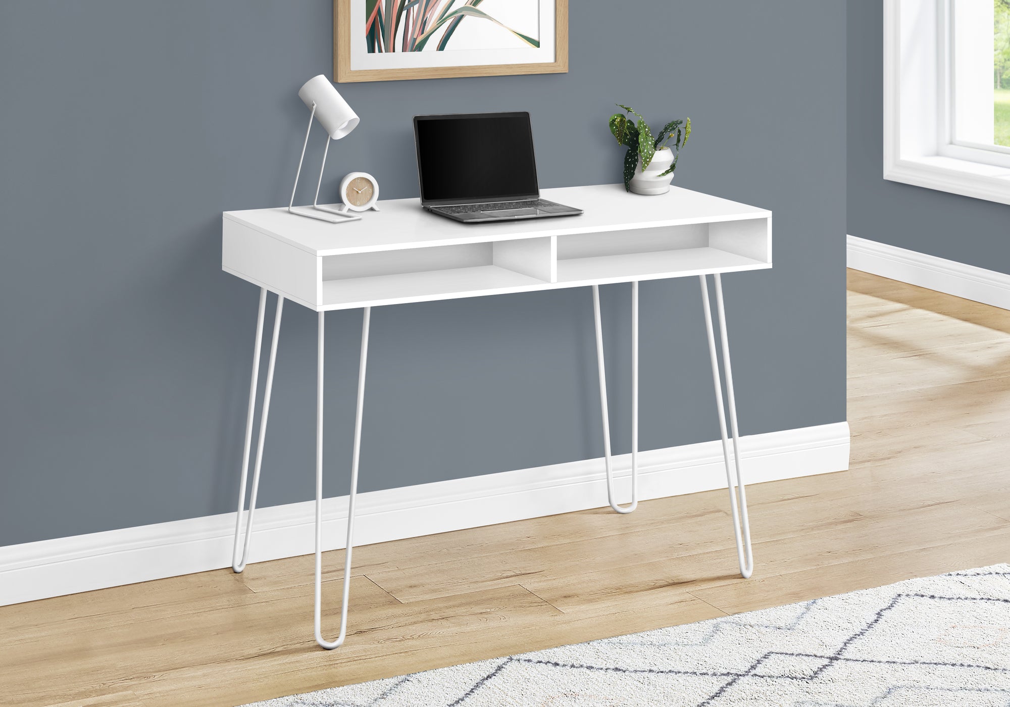 Kagama - Computer Desk Home Office Laptop Left Right Set-up Storage Drawers
