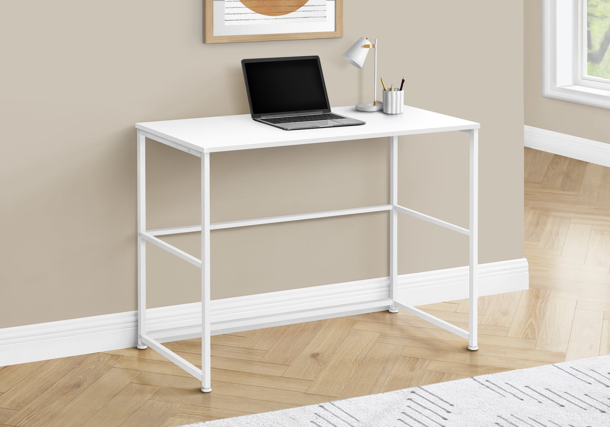 Pro - Computer Desk Home Office Laptop Left Right Set-up Storage Drawers
