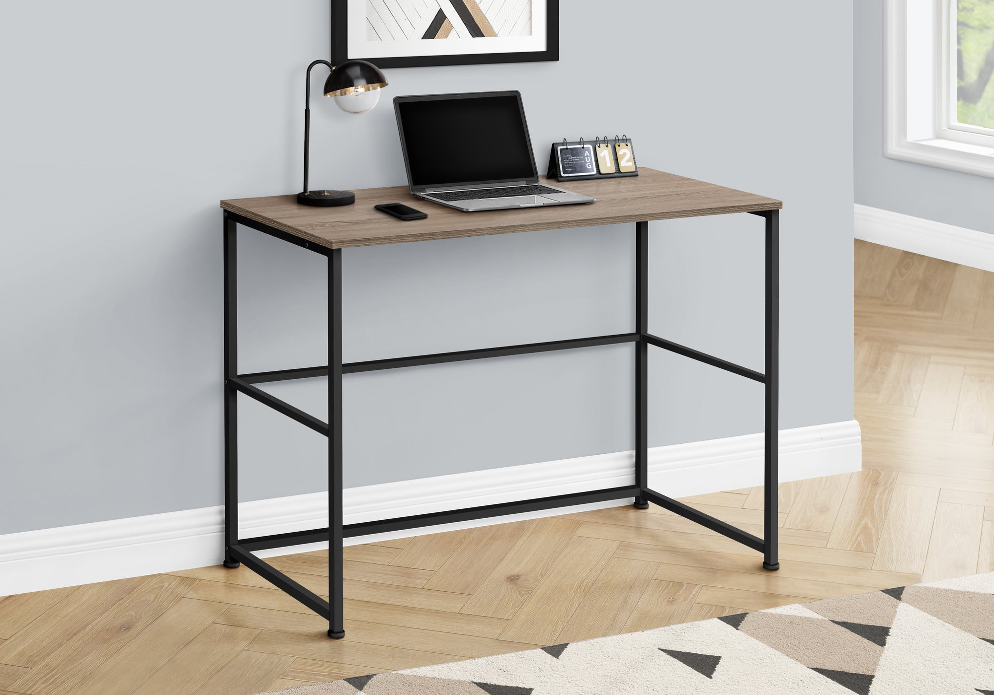 Enver - Computer Desk Home Office Laptop Left Right Set-up Storage Drawers