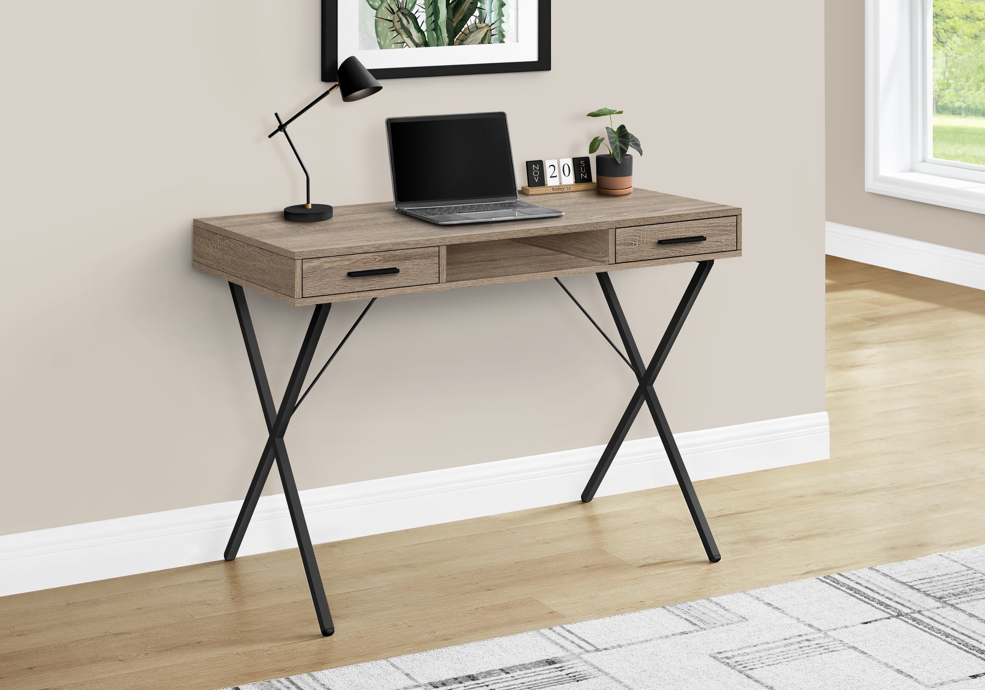 Devereaux - Computer Desk Home Office Laptop Left Right Set-up Storage Drawers