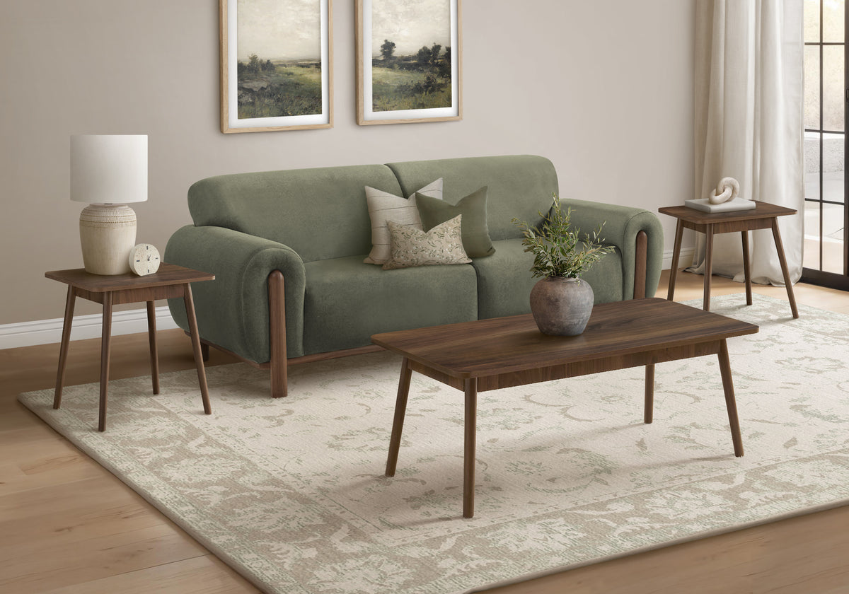 Halia - Table Set 3pcs Set Coffee End Side Accent Living Room