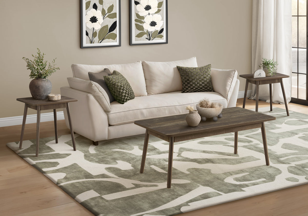 Giza - Table Set 3pcs Set Coffee End Side Accent Living Room