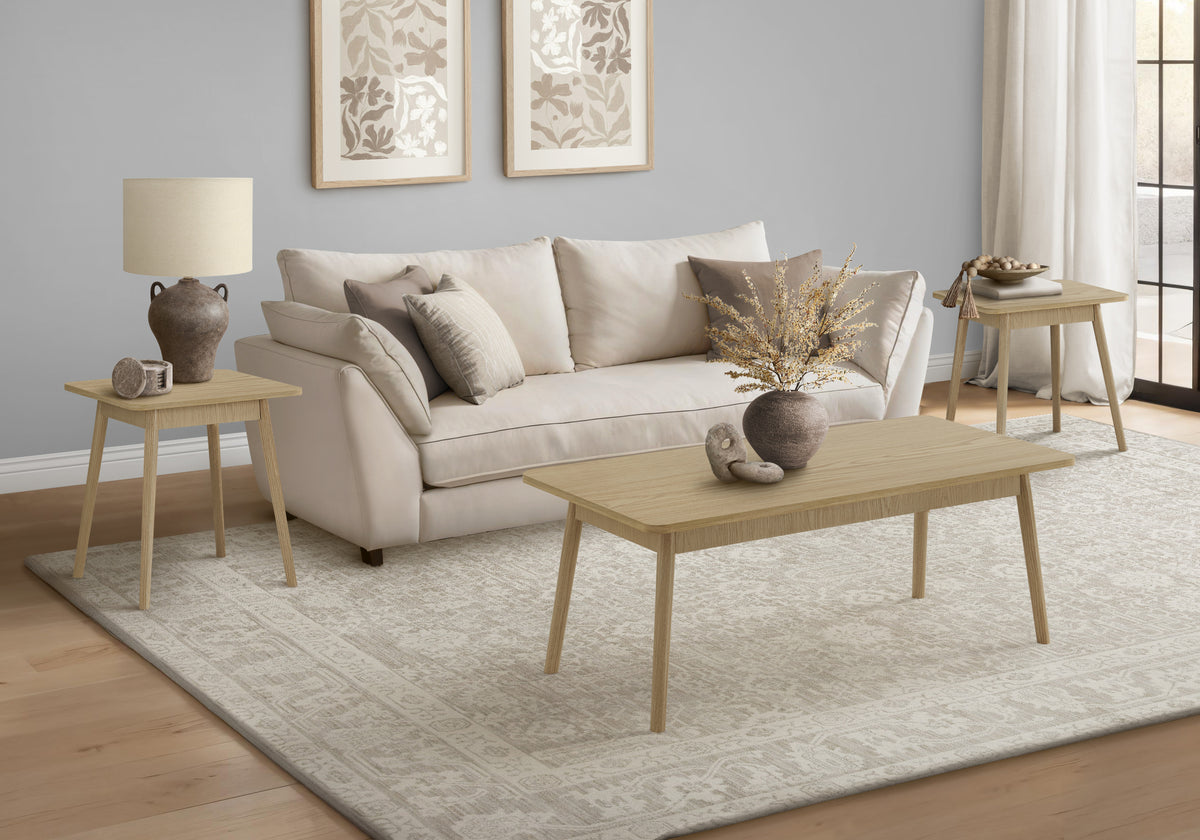 Ivora - Table Set 3pcs Set Coffee End Side Accent Living Room