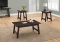 Serrano - Table Set 3pcs Set Coffee End Side Accent Living Room