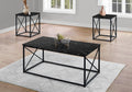 Blanca - Table Set 3pcs Set Coffee End Side Accent Living Room