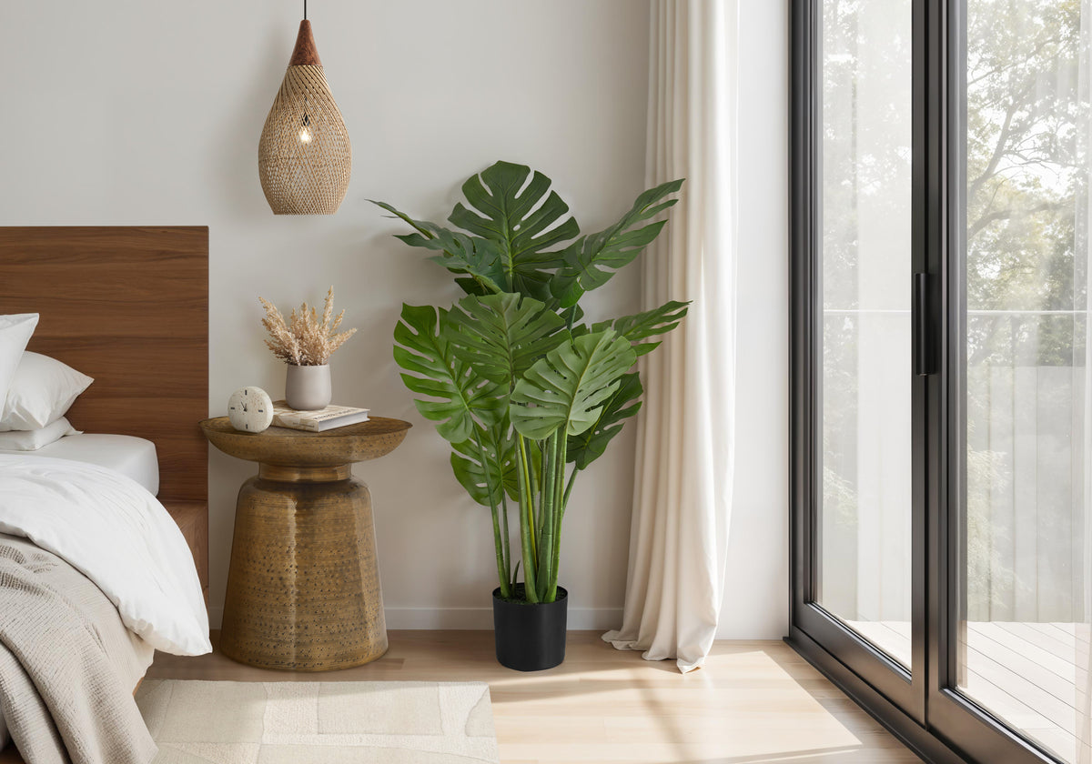 Cyntia - Artificial Plant 45" Tall Monstera Tree Indoor Faux Fake Floor