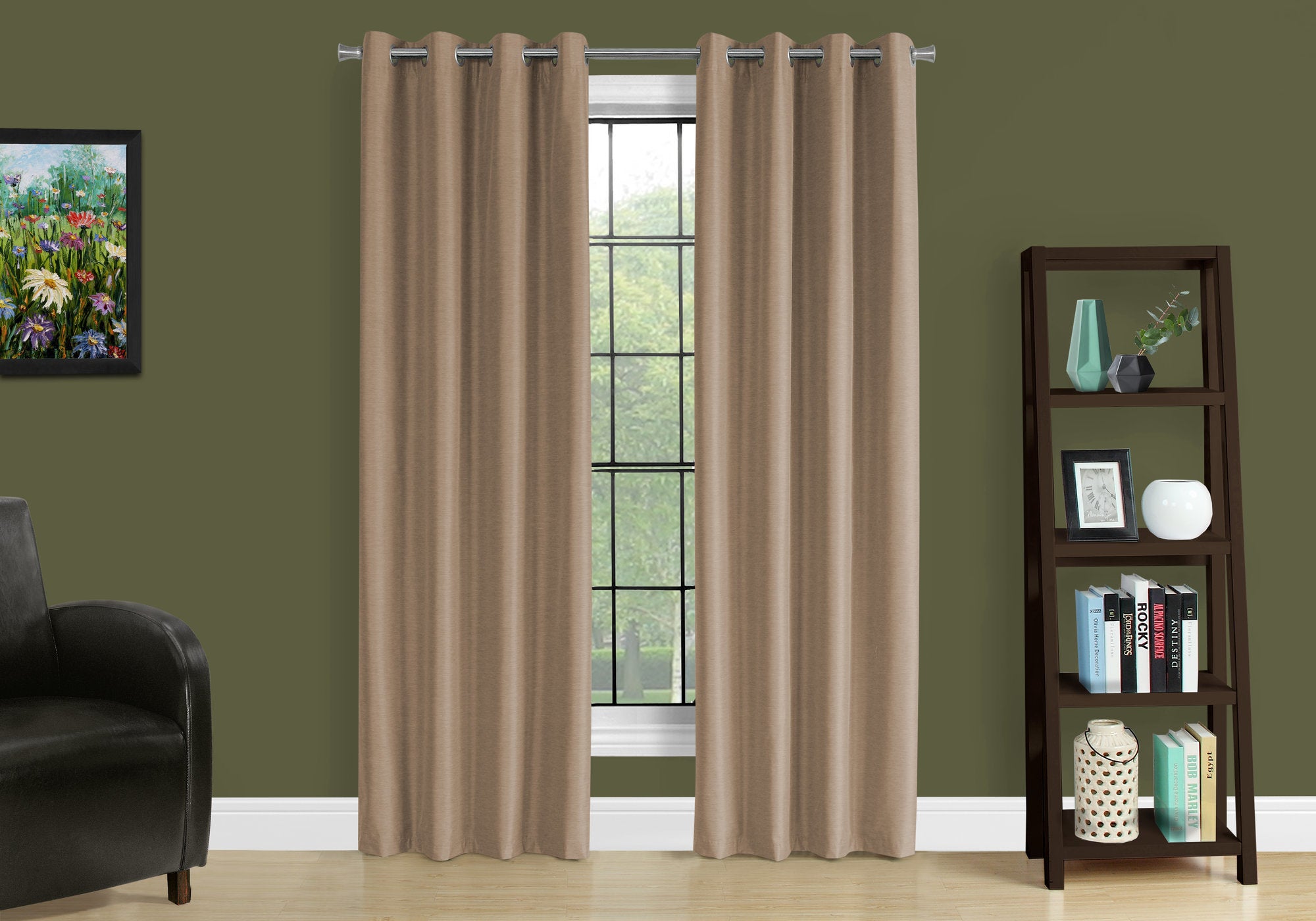 Cordoba - Curtain Panel 2pcs Set 54"W X 95"L 100% Blackout Grommet