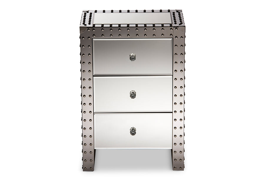Azura Modern and Contemporary Hollywood Regency our Style End Table