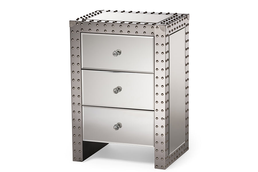 Azura Modern and Contemporary Hollywood Regency our Style End Table