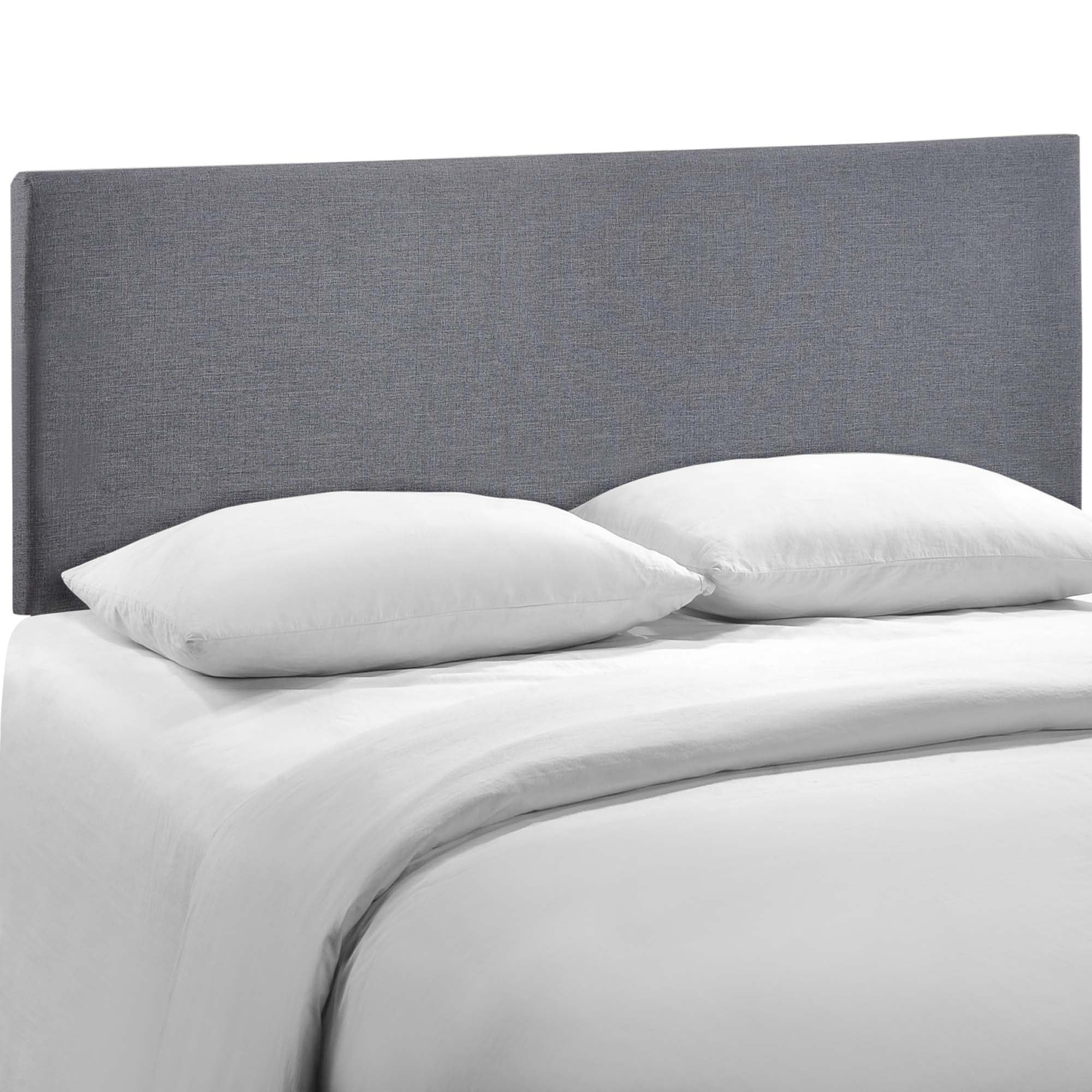 Region Upholstered Queen Headboard, Smoke