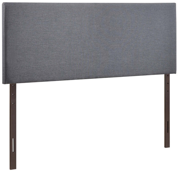 Region Upholstered Queen Headboard, Smoke