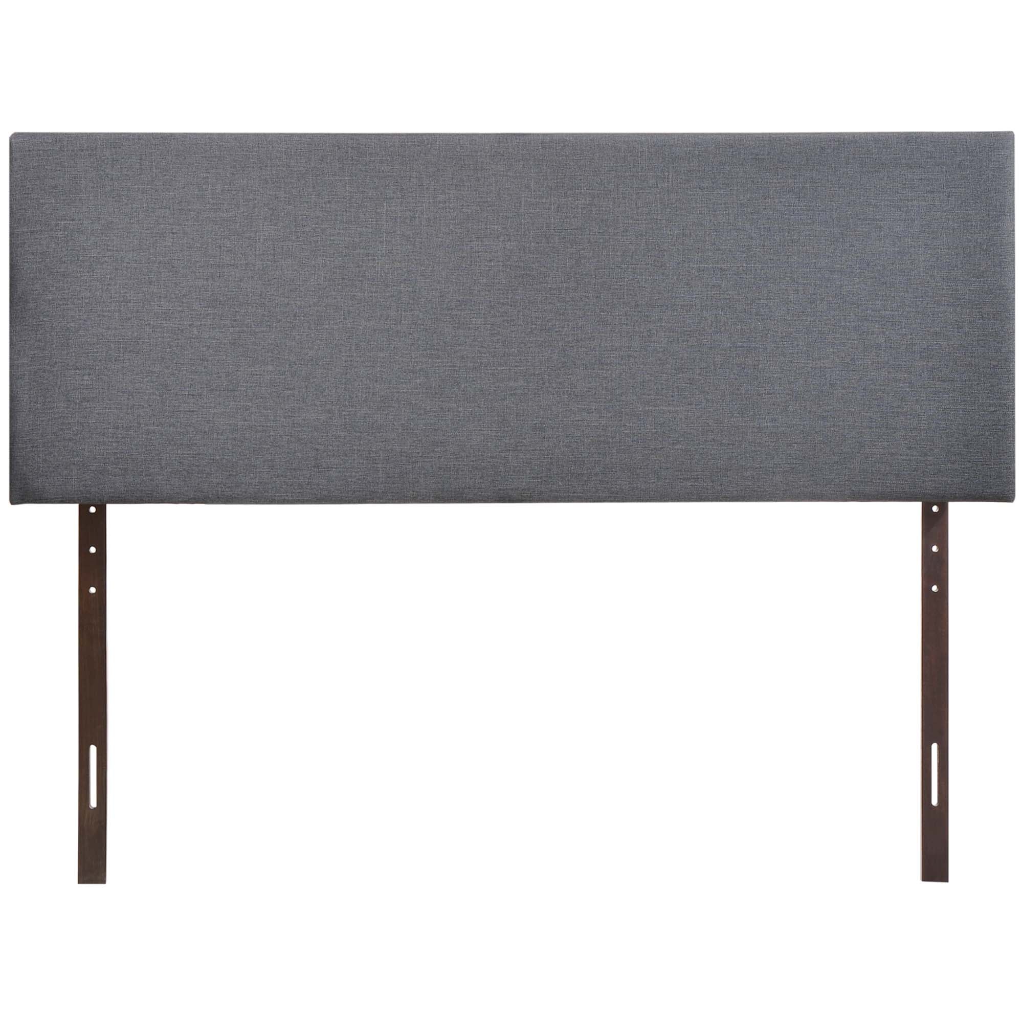 Region Upholstered Queen Headboard, Smoke