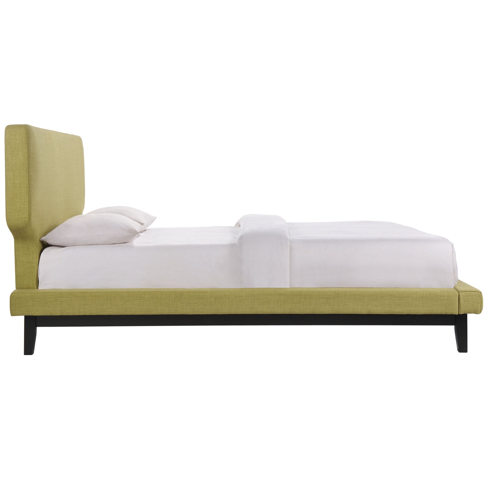 Bethany Black Green Queen Bed