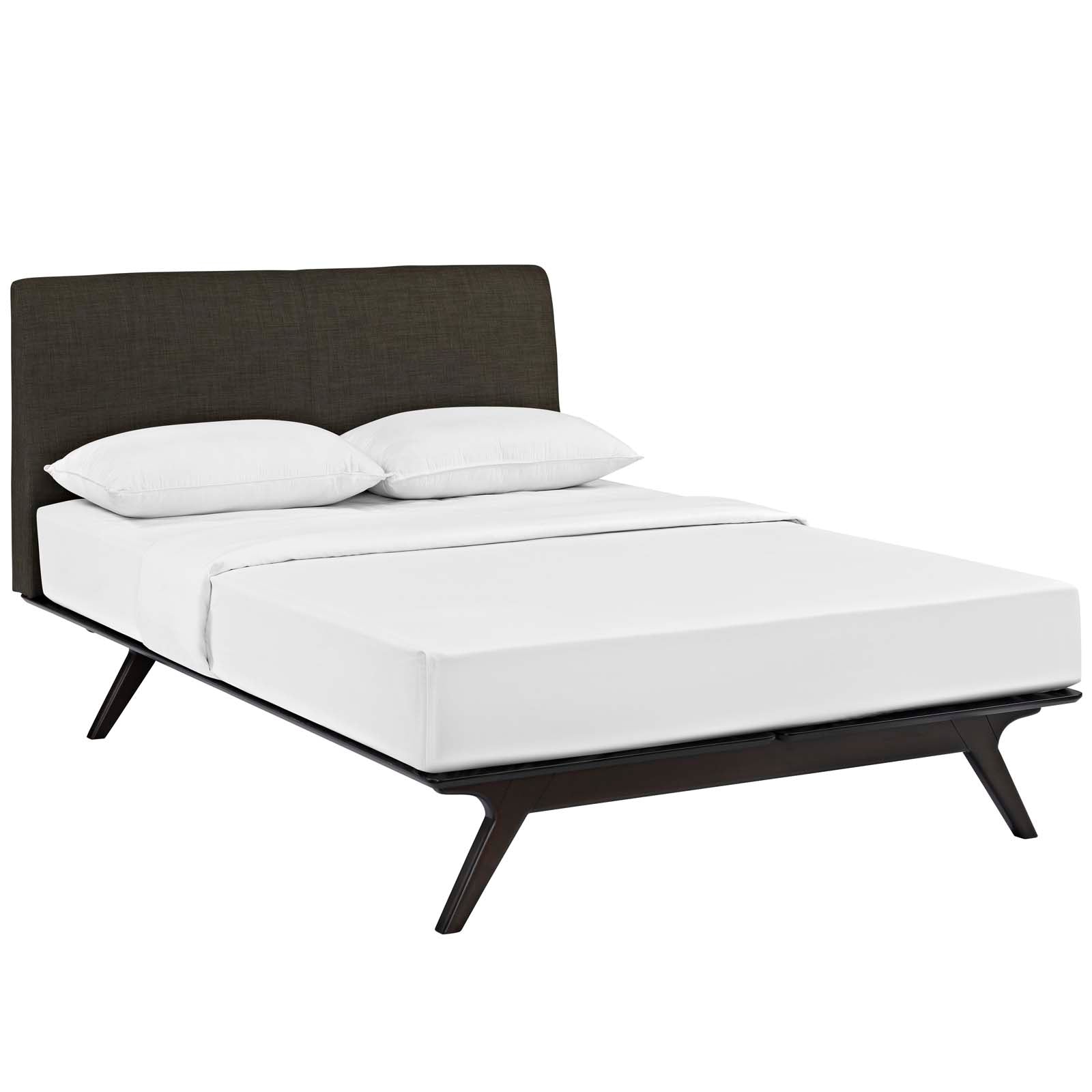 Tracy Cappuccino Orange Queen Bed