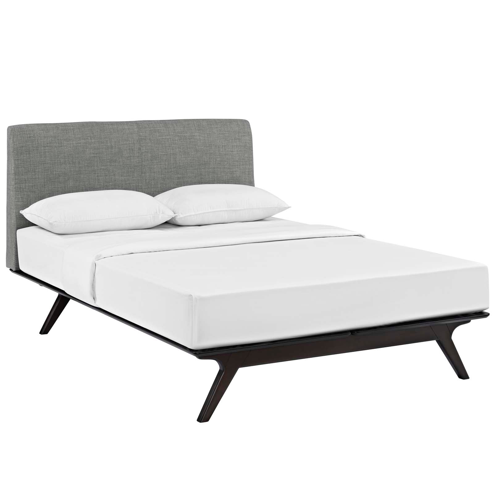 Tracy Cappuccino Orange Queen Bed