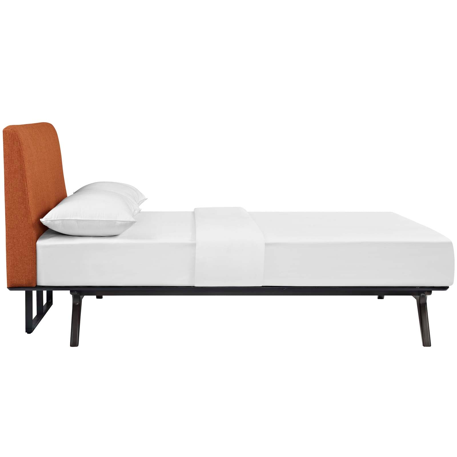 Tracy Cappuccino Orange Queen Bed