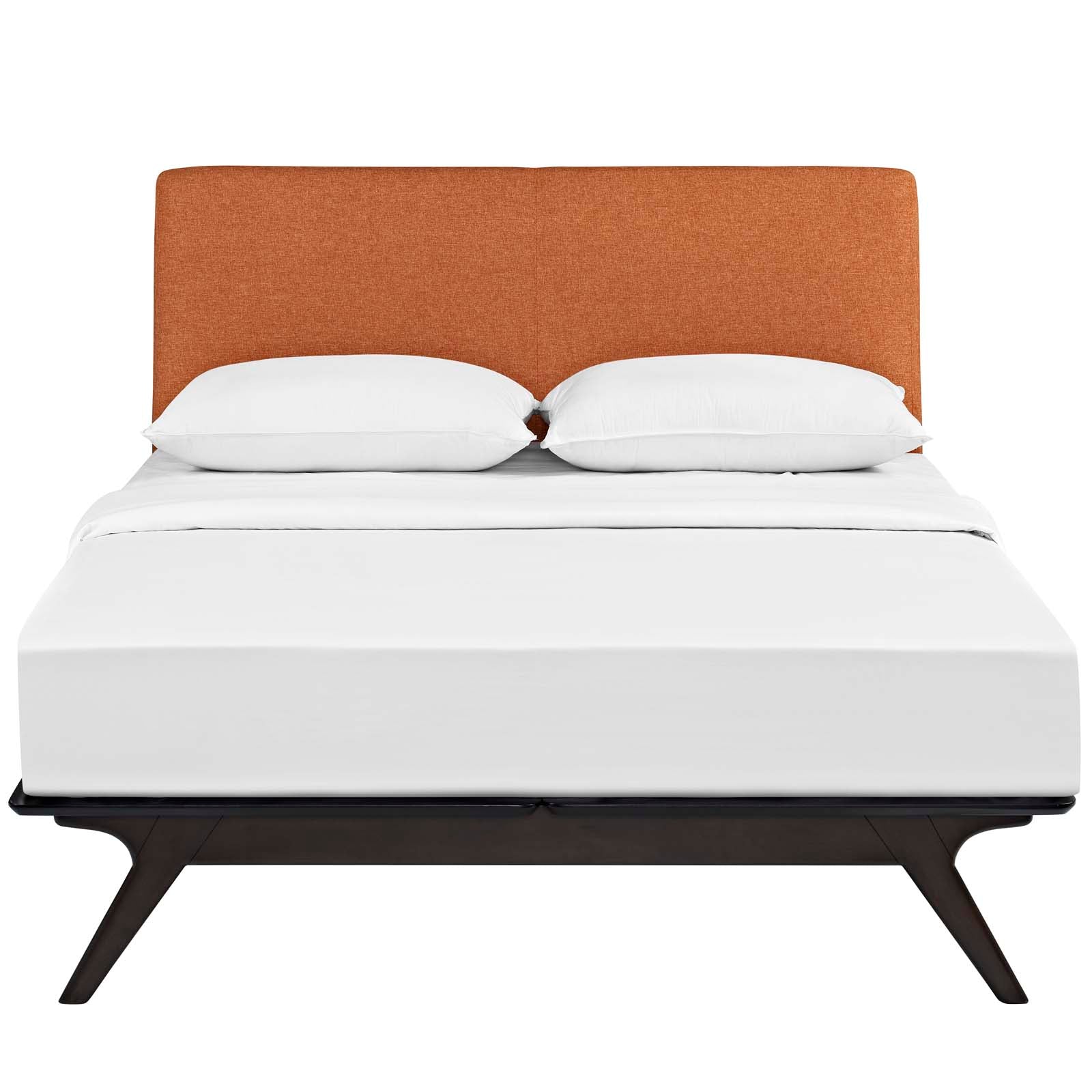 Tracy Cappuccino Orange Queen Bed