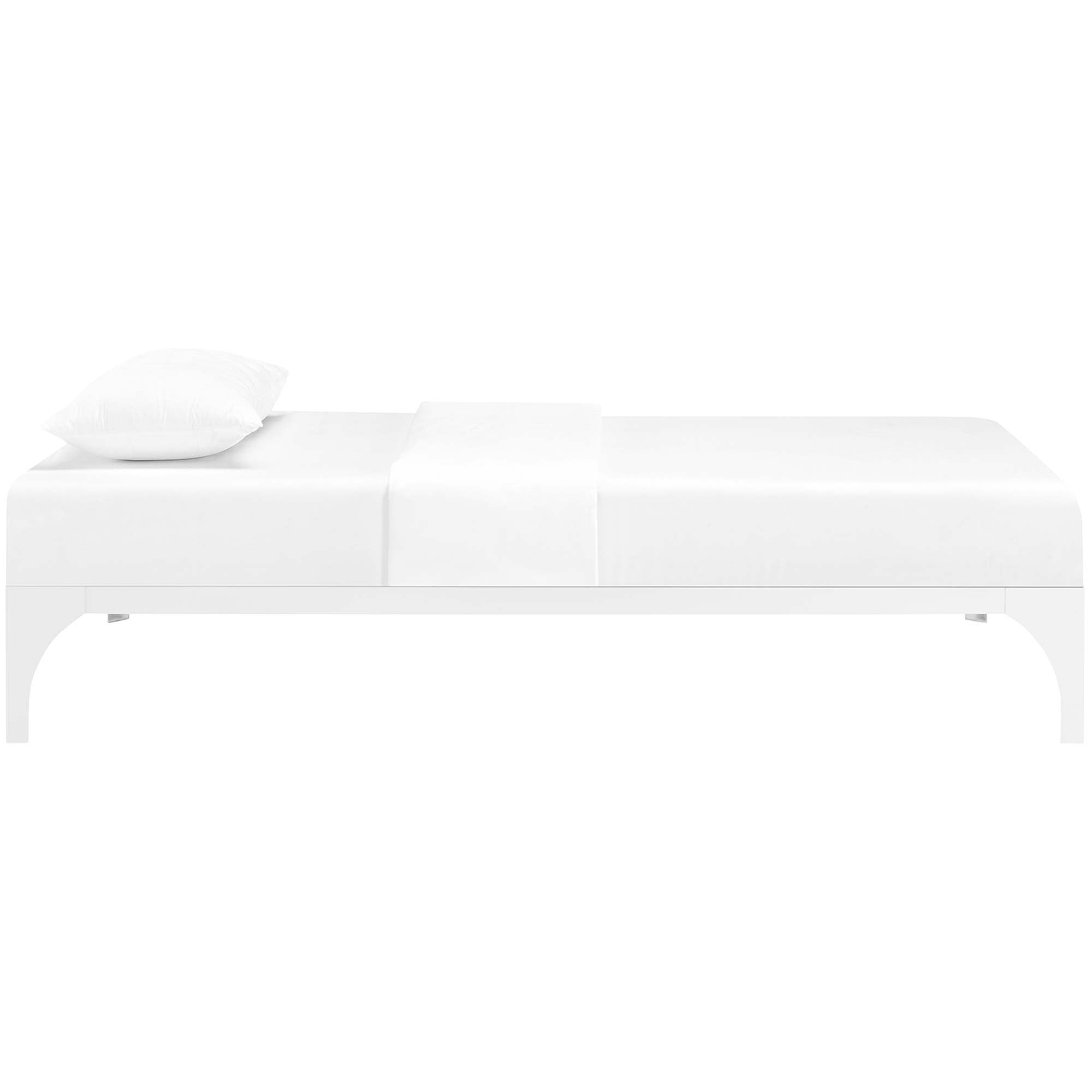 Ollie White Twin Bed Frame