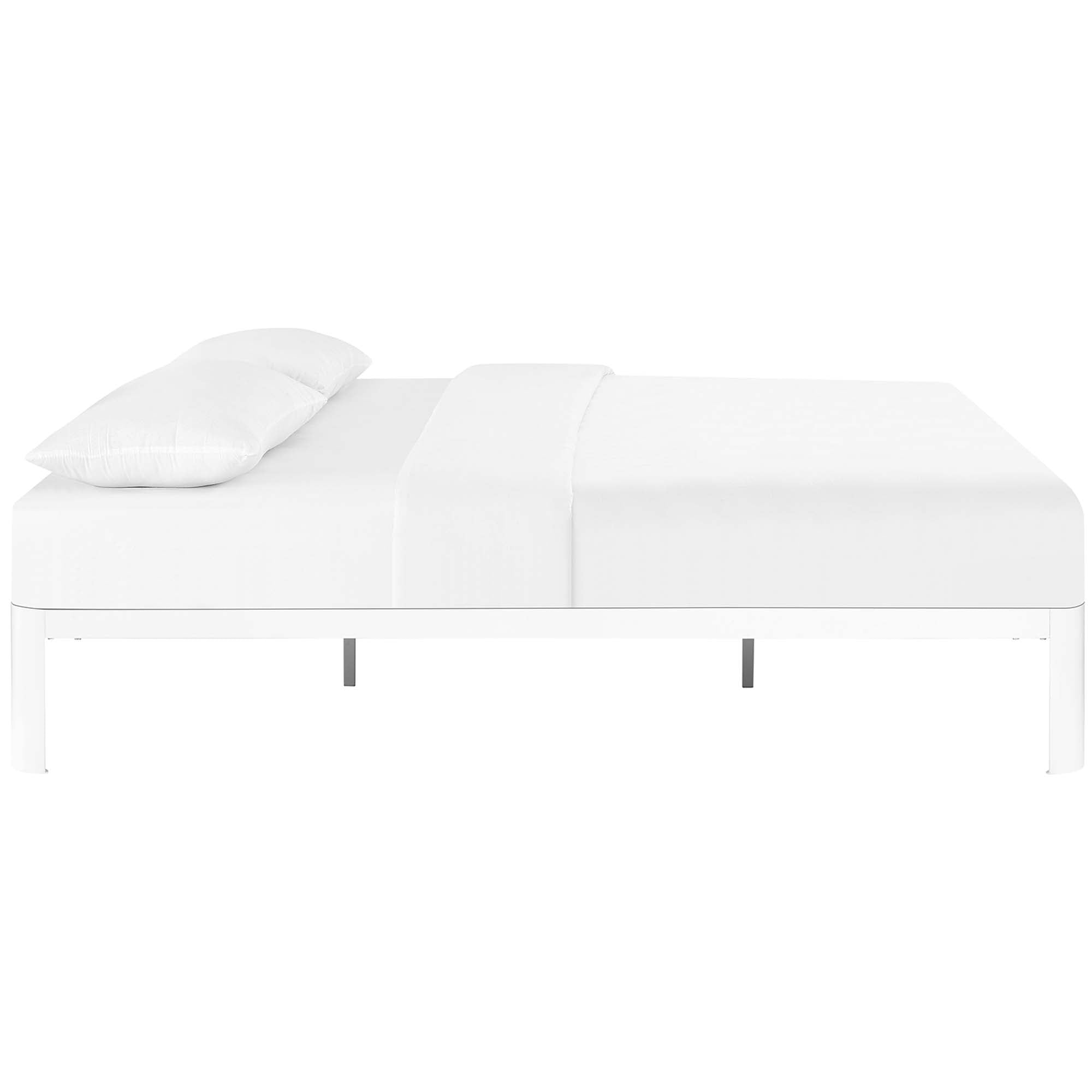 Corinne Full Bed Frame, White