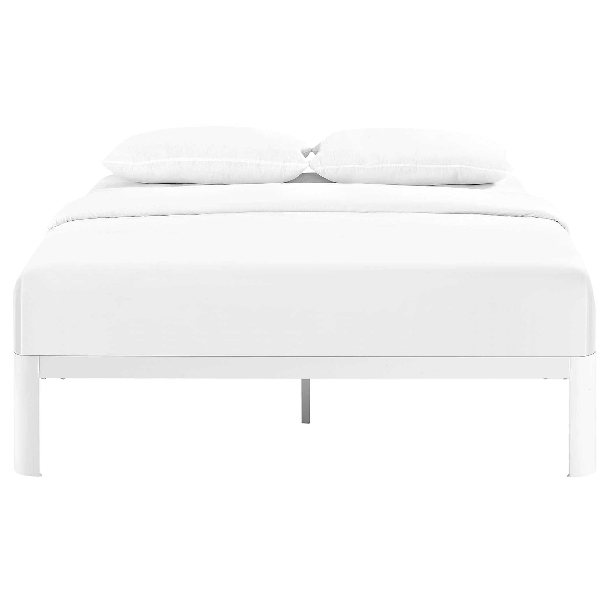 Corinne Full Bed Frame, White