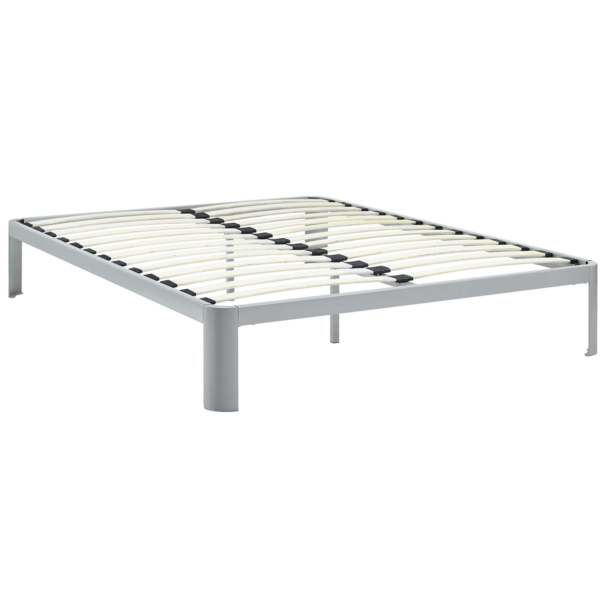Corinne Queen Bed Frame, Gray