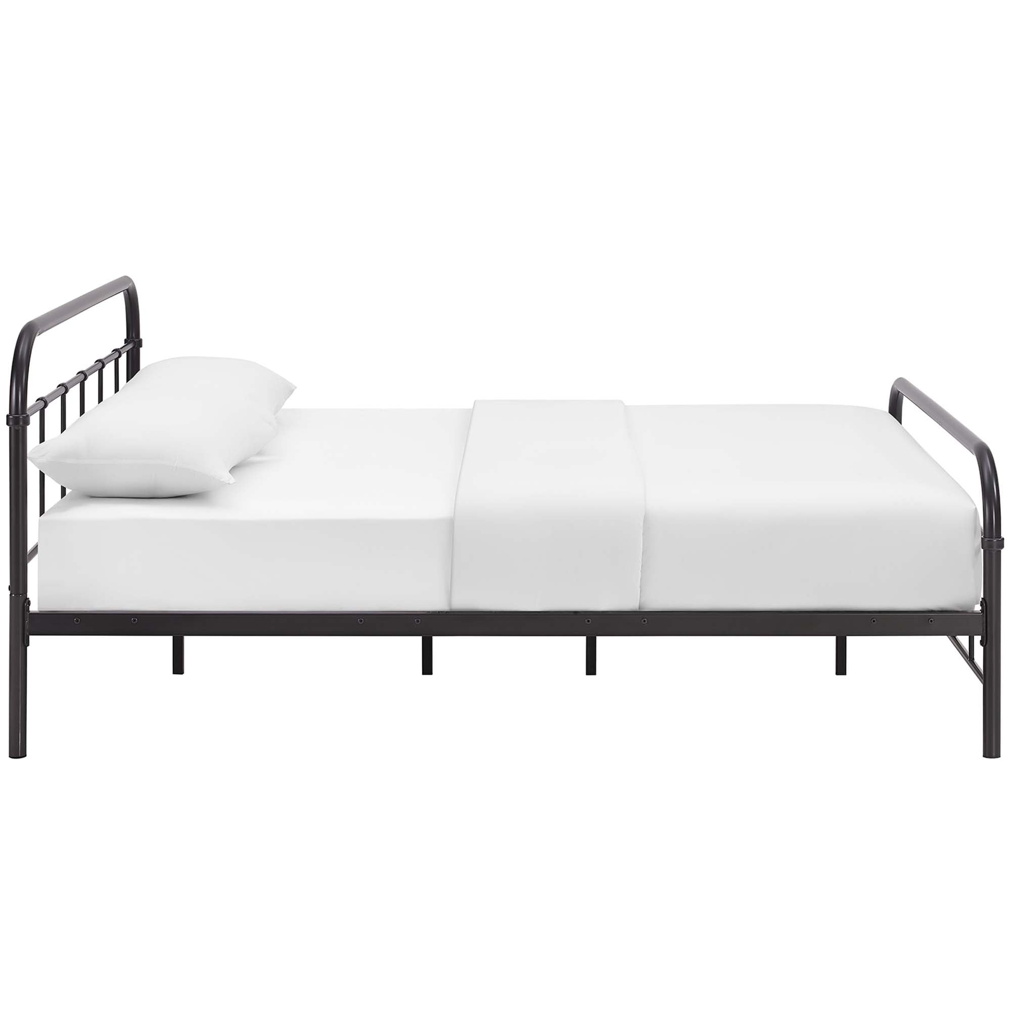 Maisie Stainless Steel Queen Bed Frame