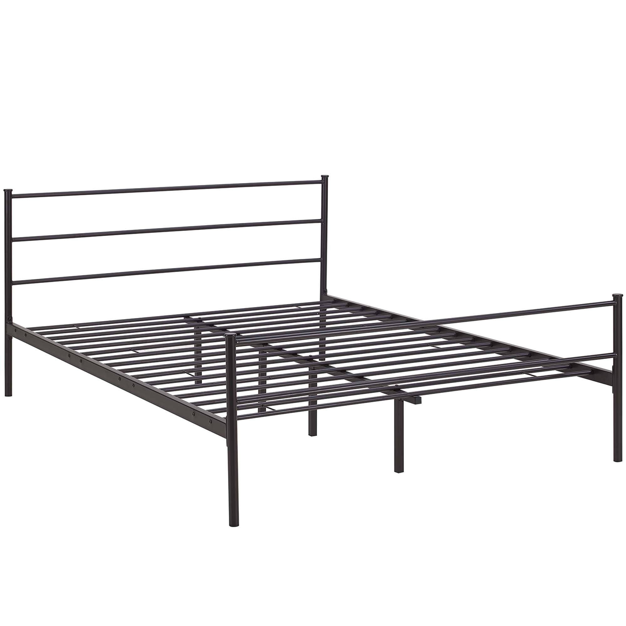 Alina Brown Full Platform Bed Frame