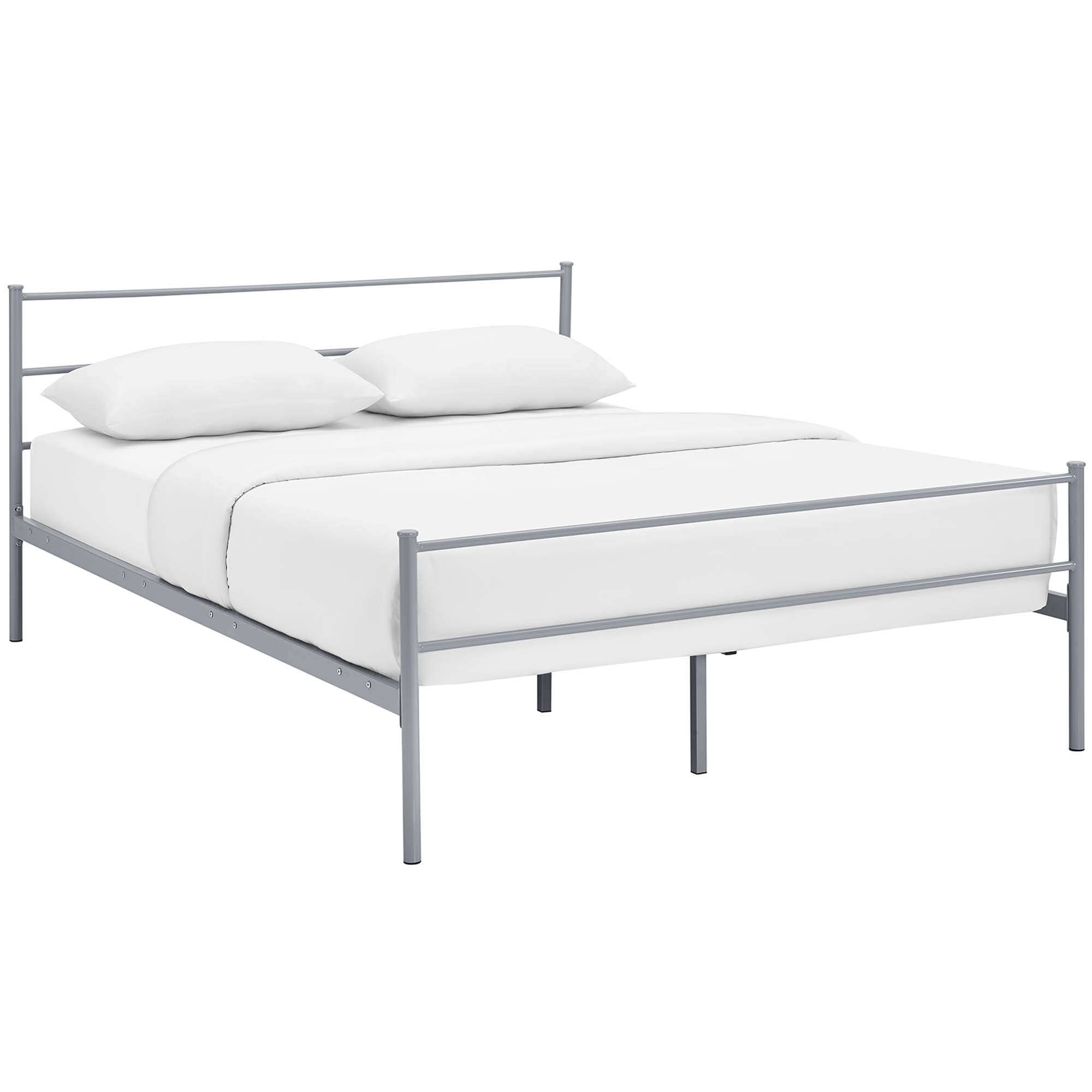 Alina Brown Full Platform Bed Frame