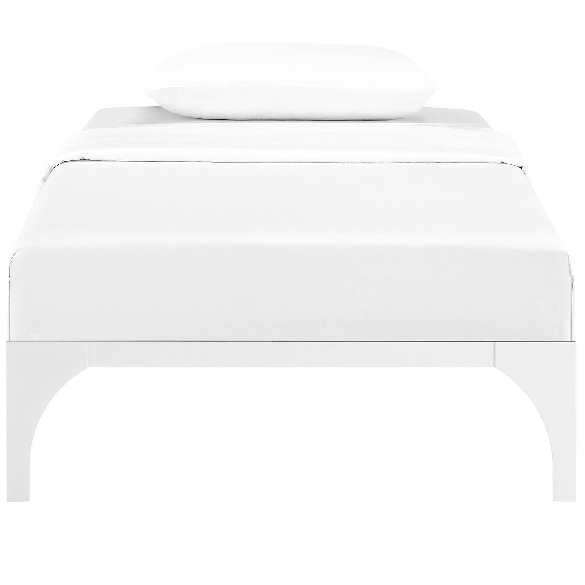 Ollie Twin Bed Frame, White