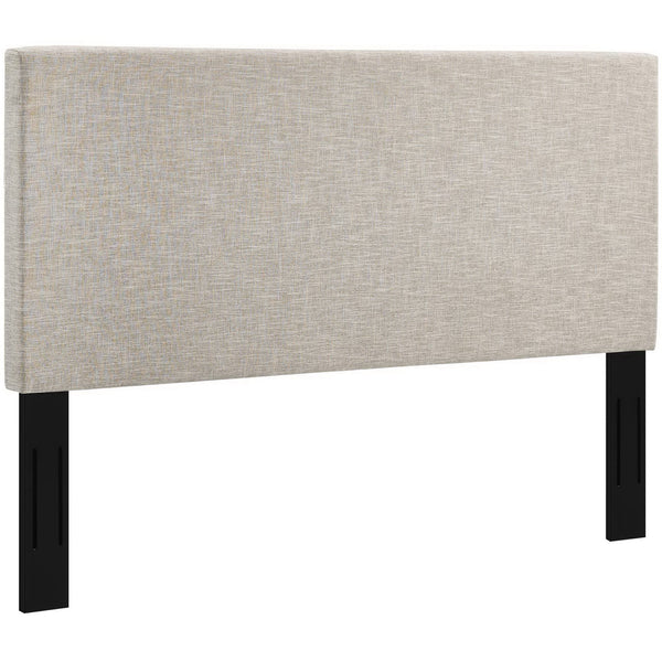 Taylor Upholstered Linen Fabric Full / Queen Headboard, Beige