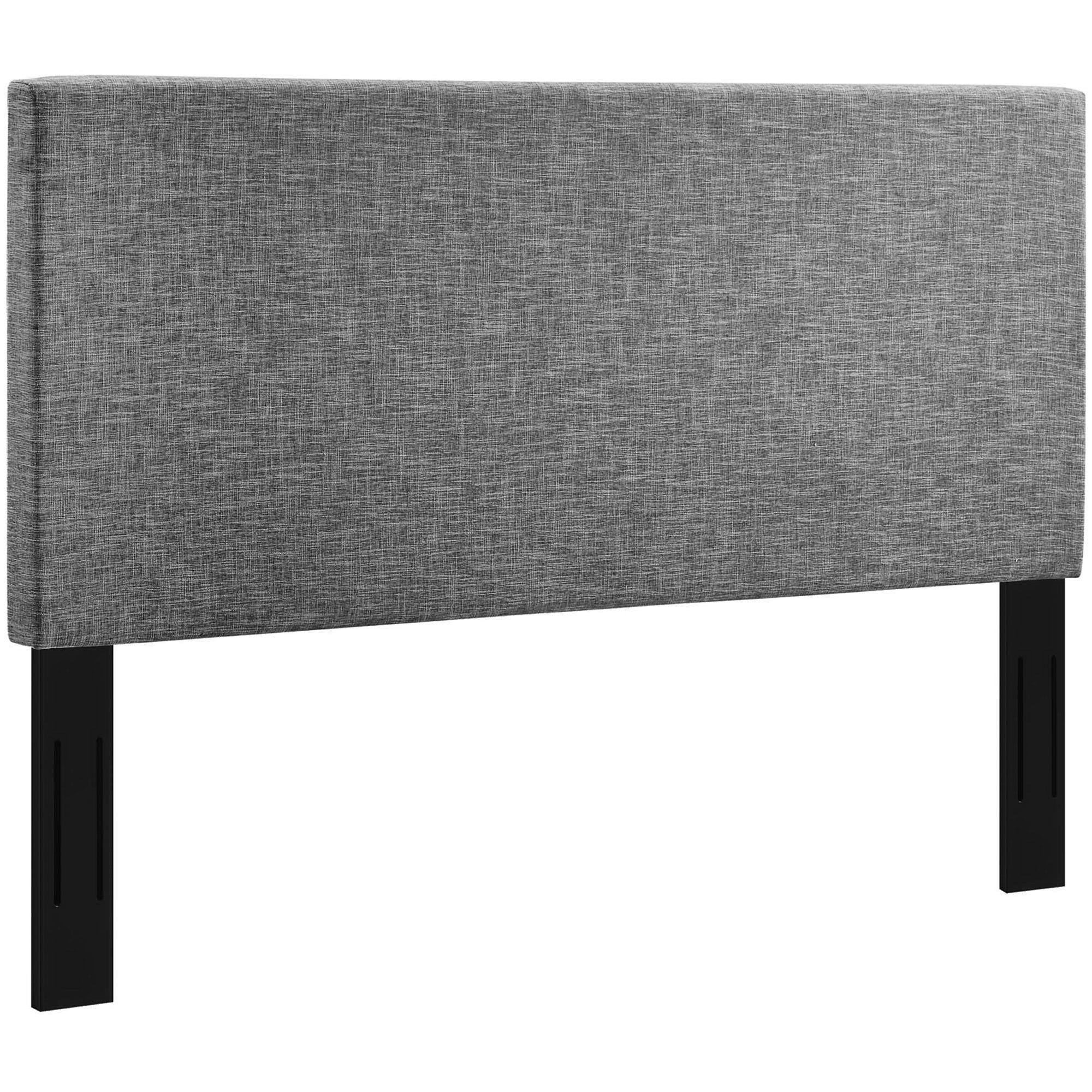 Taylor Upholstered Linen Fabric Full / Queen Headboard, Light Gray