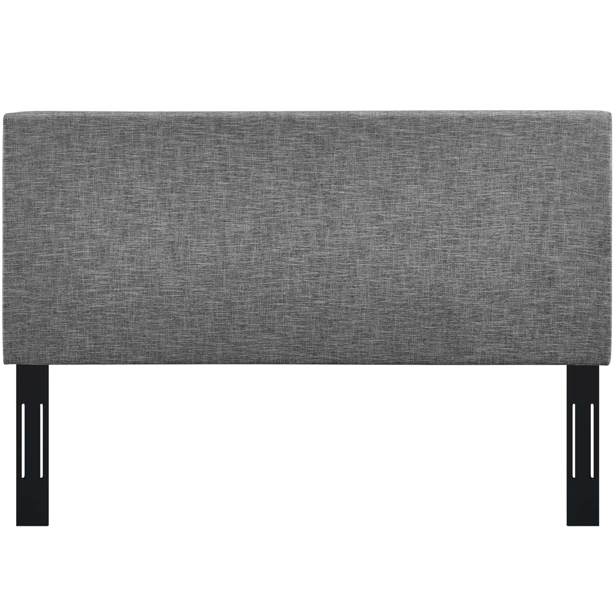 Taylor Upholstered Linen Fabric Full / Queen Headboard, Light Gray