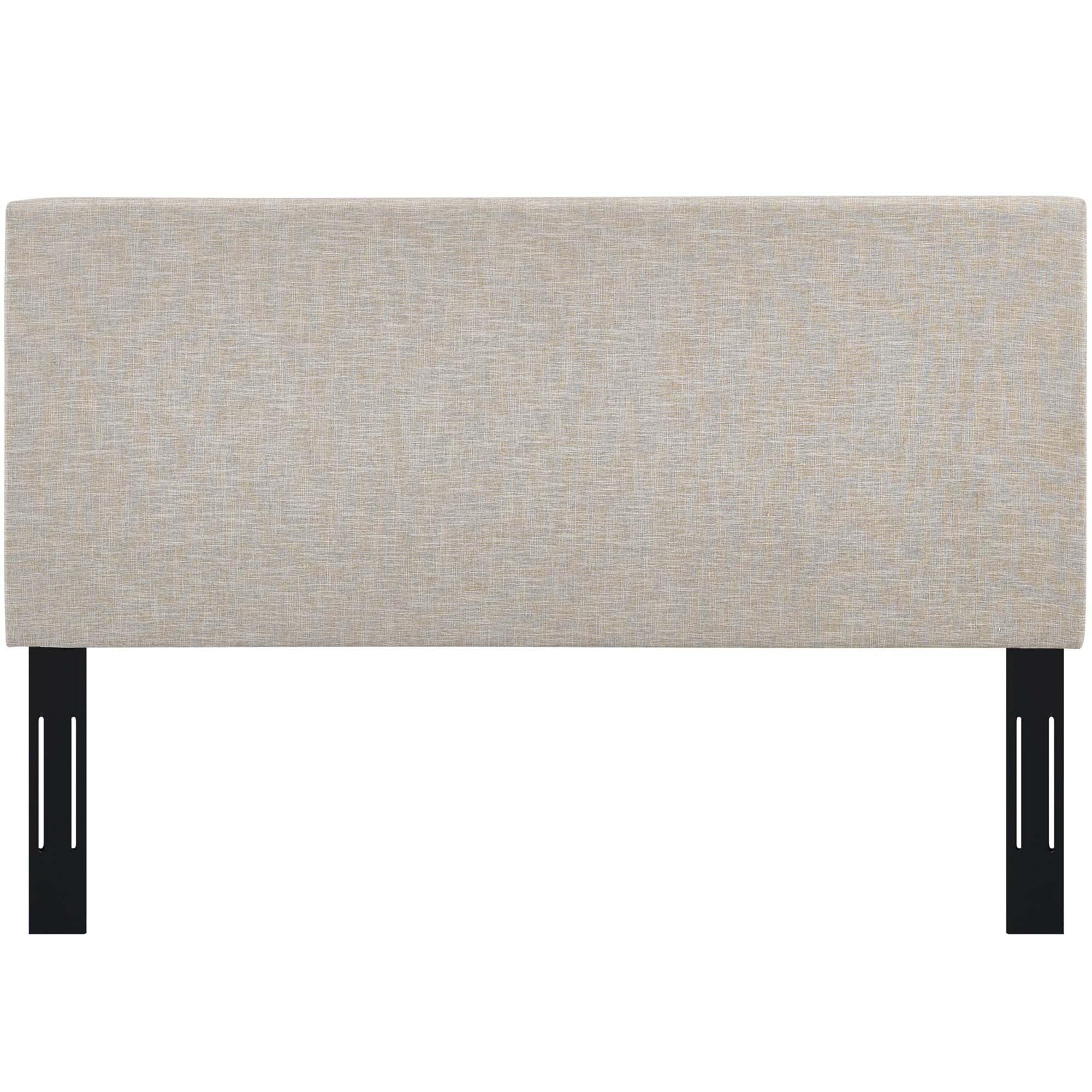 Taylor Upholstered Linen Fabric King and California King Headboard, Beige