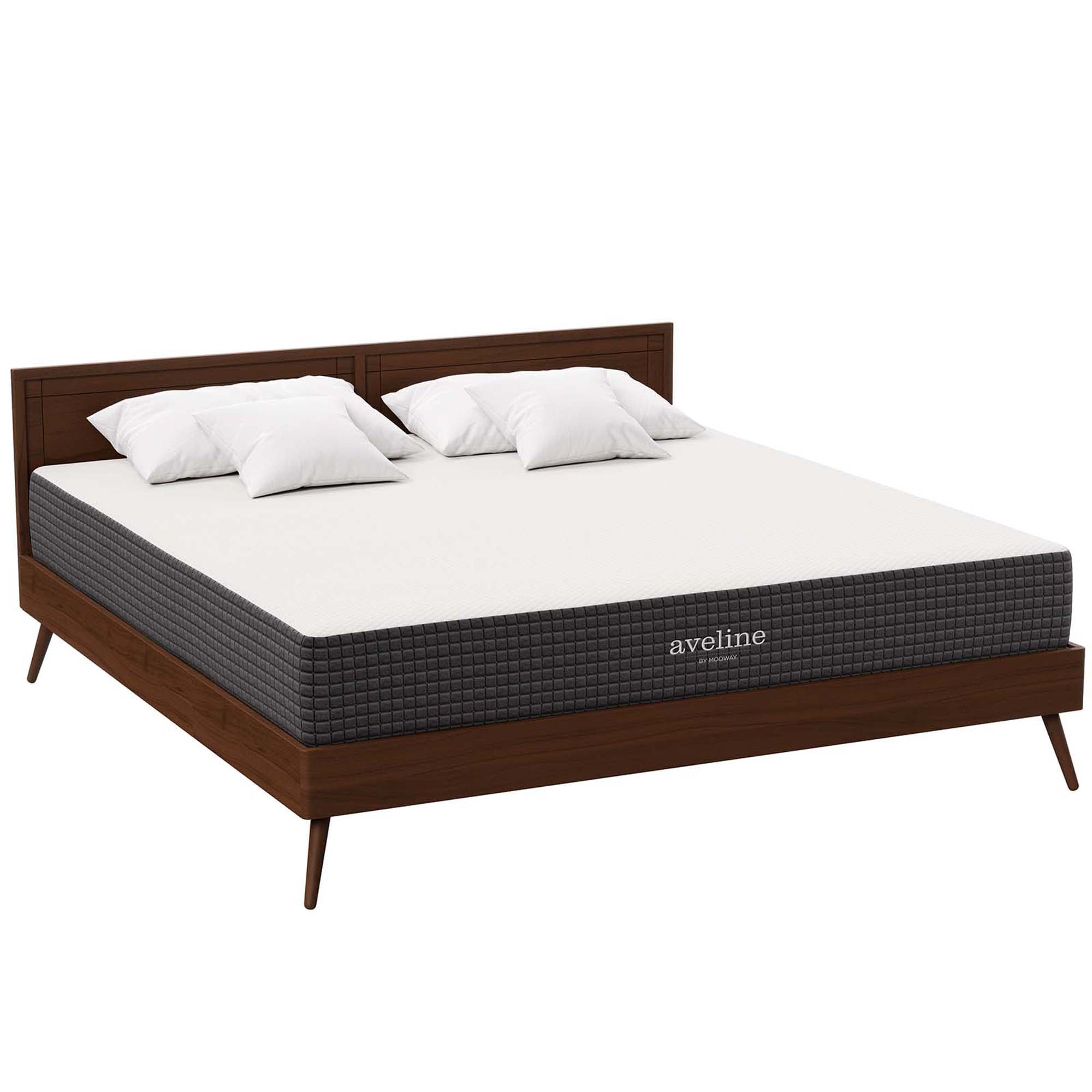 Aveline 10" California King Mattress, White