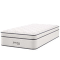 Jenna 14" Innerspring and Foam Twin Mattress, White
