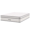 Jenna 14" Innerspring and Foam Queen Mattress, White