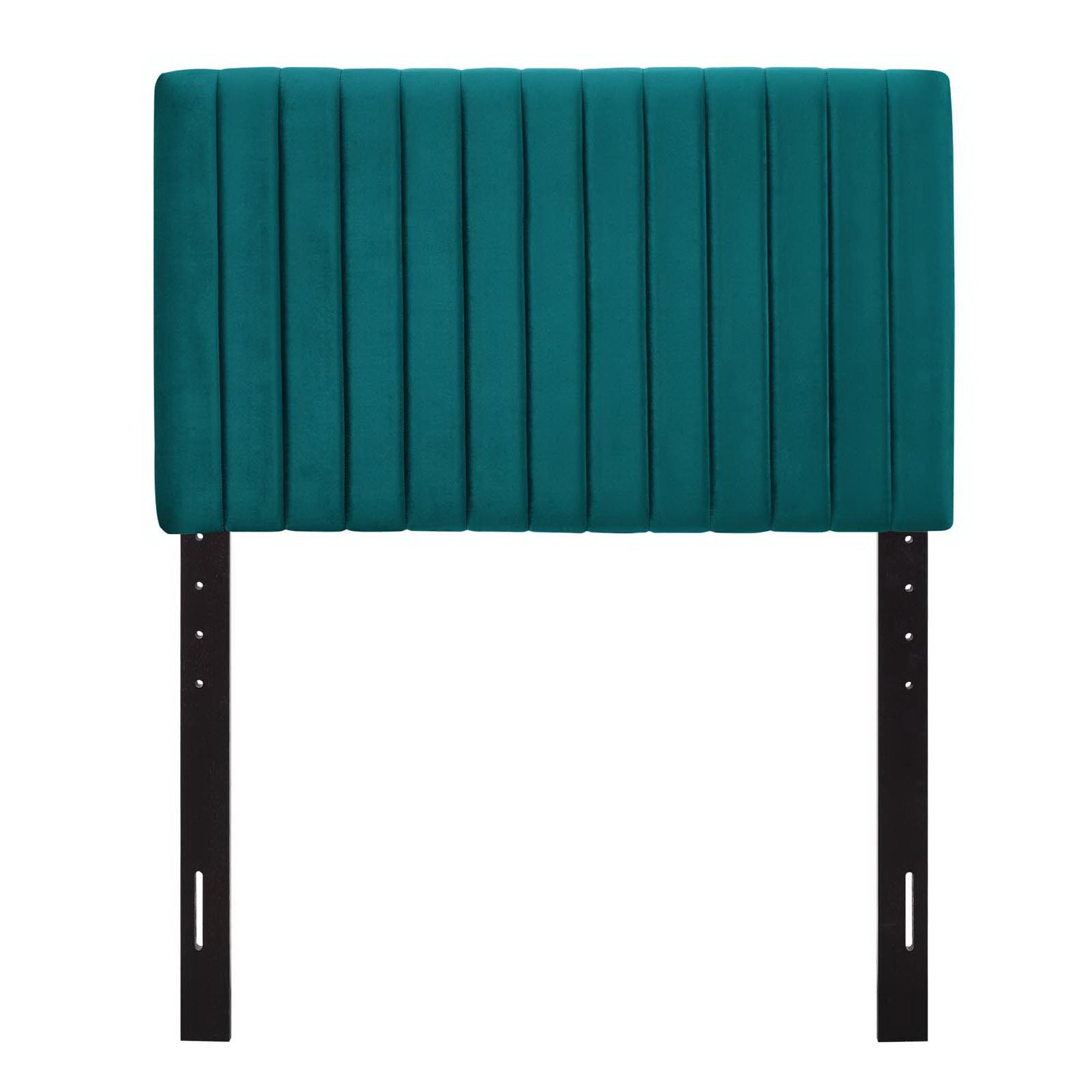 Keira Performance Velvet Twin Headboard, Teal