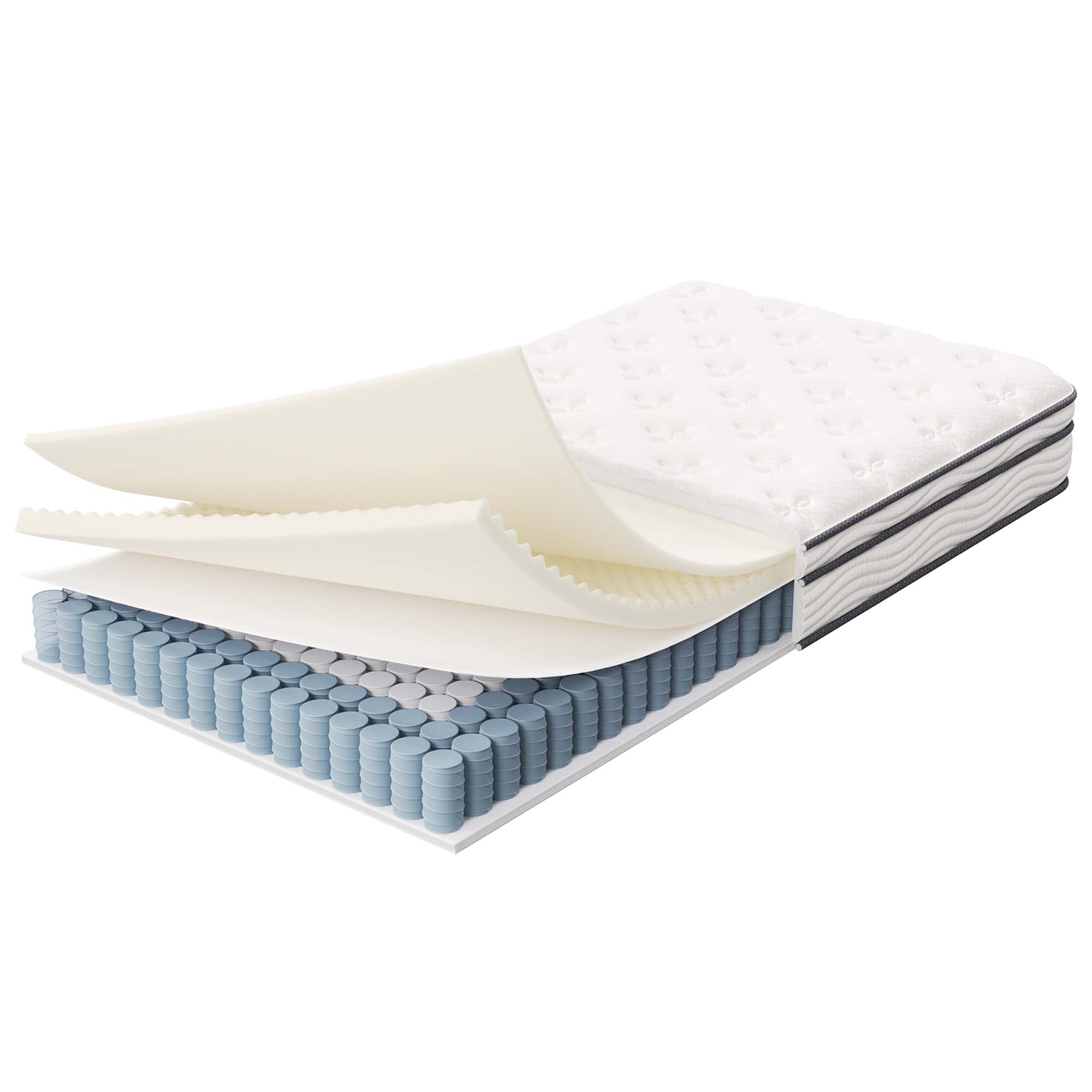 Jenna 8" Innerspring and Foam Twin Mattress, White