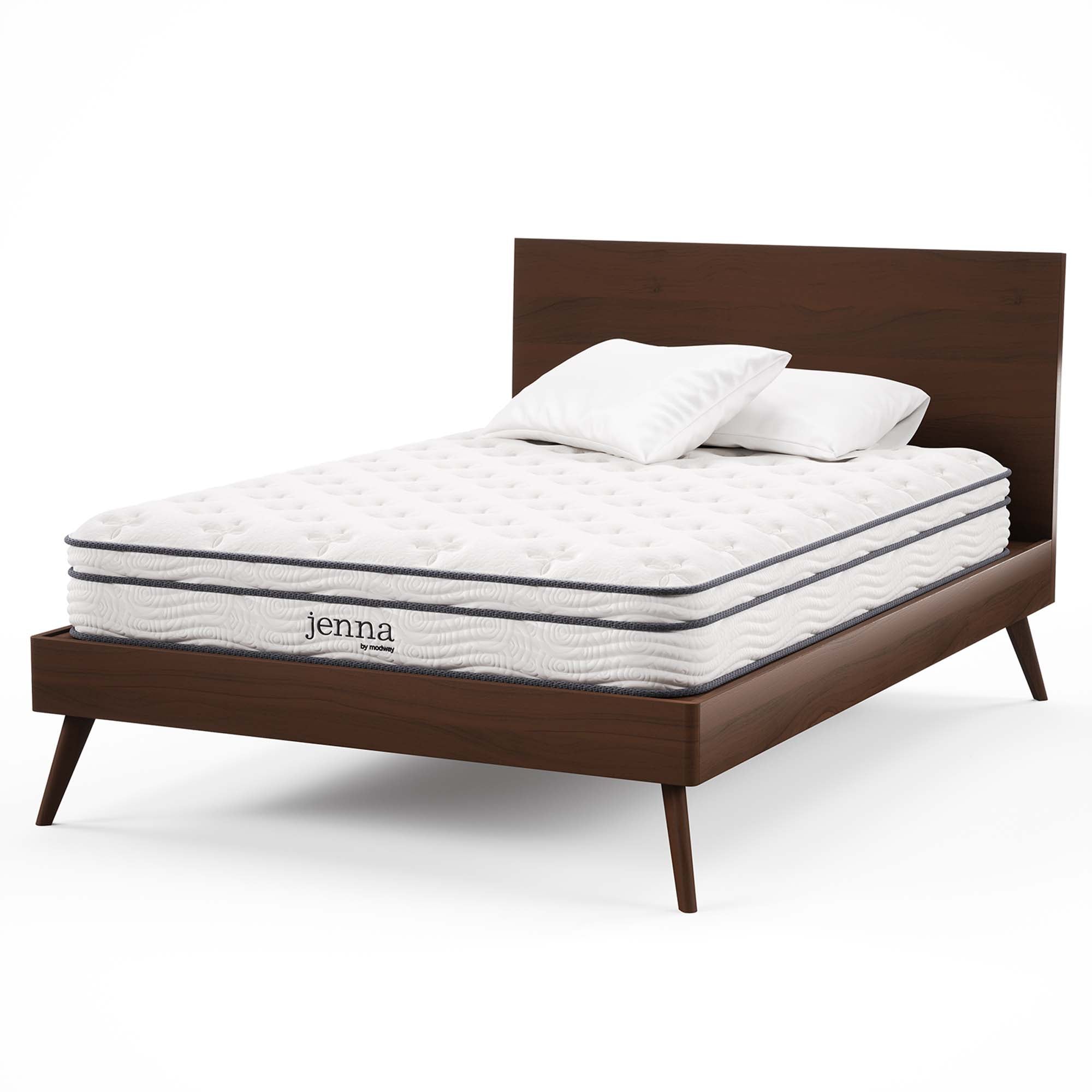 Jenna 8" Innerspring and Foam Full Mattress, White