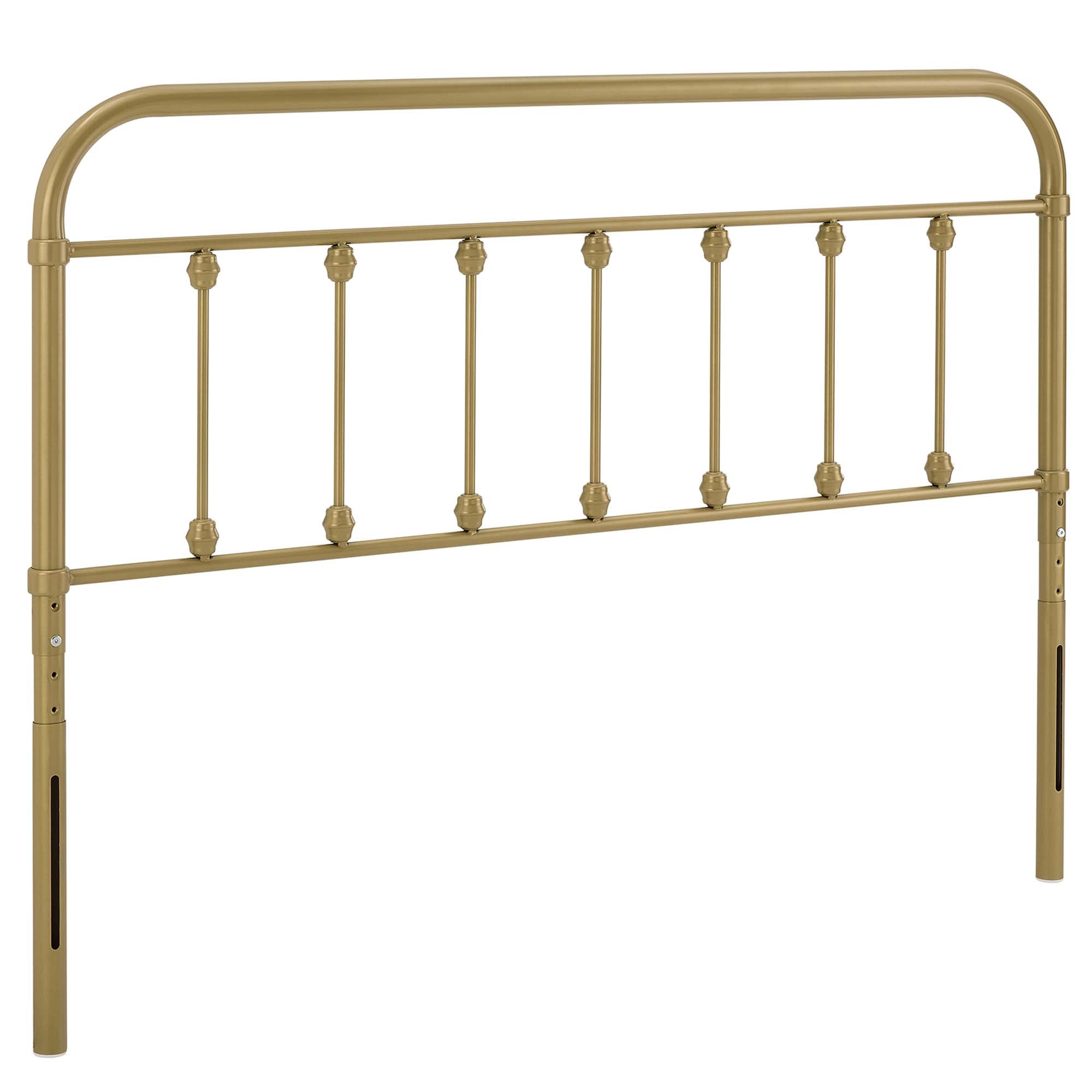 Sage Metal Twin Headboard, Gold