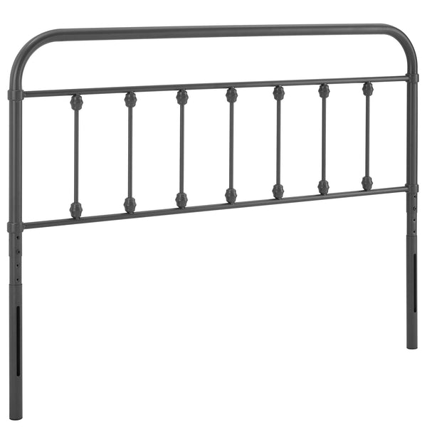 Sage Metal Queen Headboard, Gray