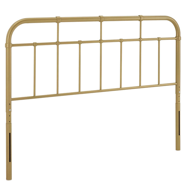 Alessia Metal Twin Headboard, Gold