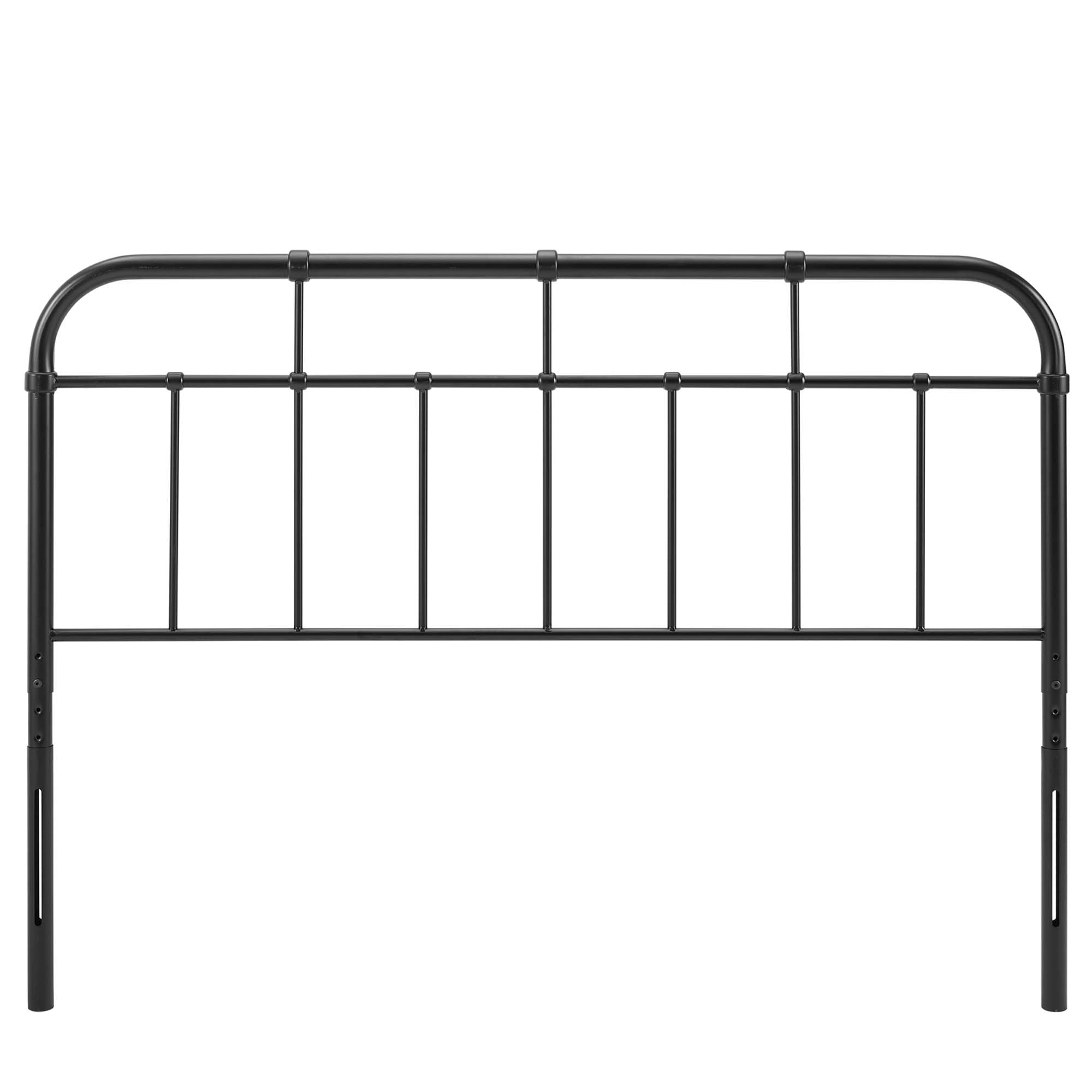 Alessia Metal King Headboard, Black