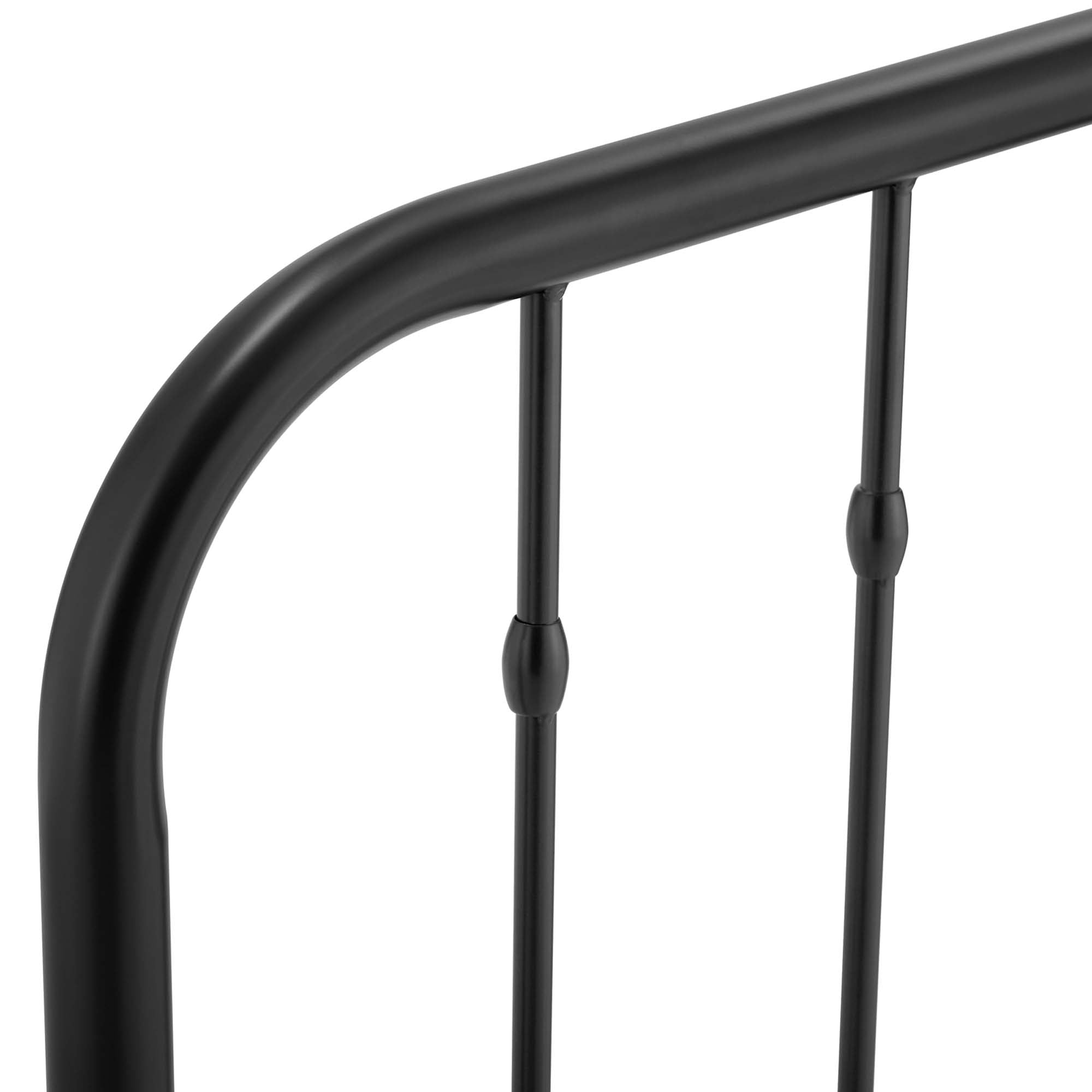 Lennon Metal Twin Headboard, Black