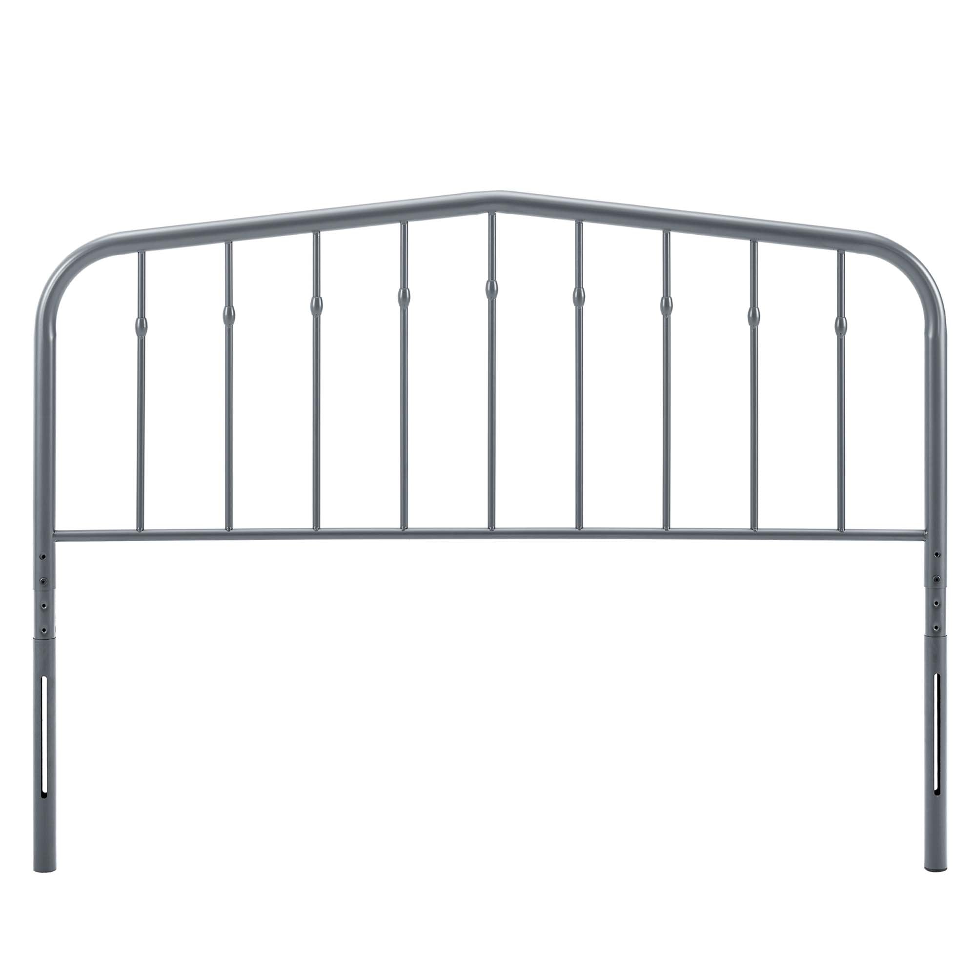 Lennon Metal Twin Headboard, Gray