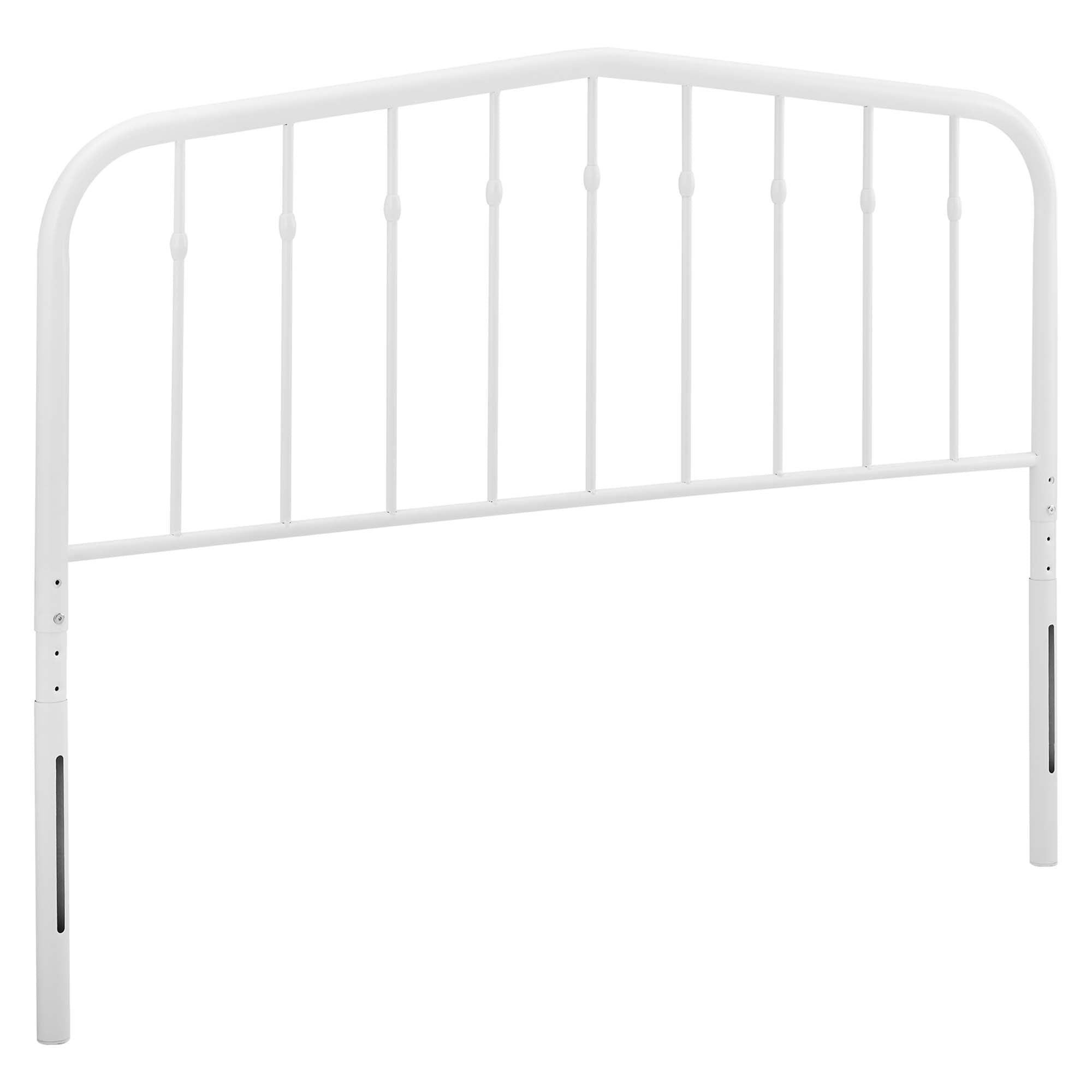 Lennon Metal Twin Headboard, White