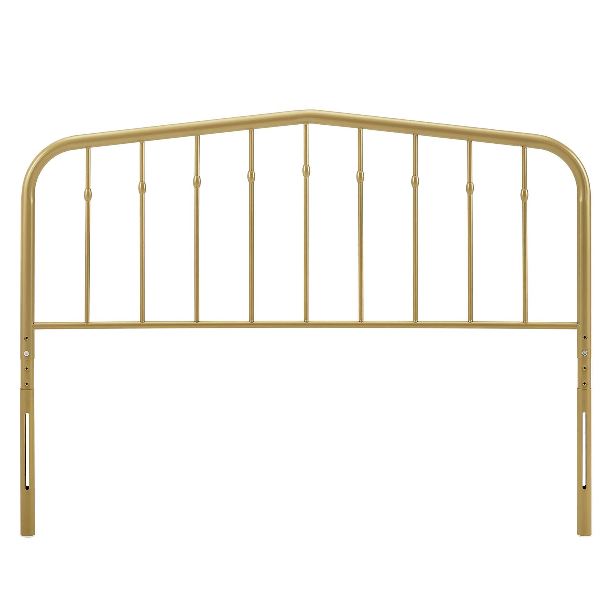 Lennon Metal Queen Headboard, Gold