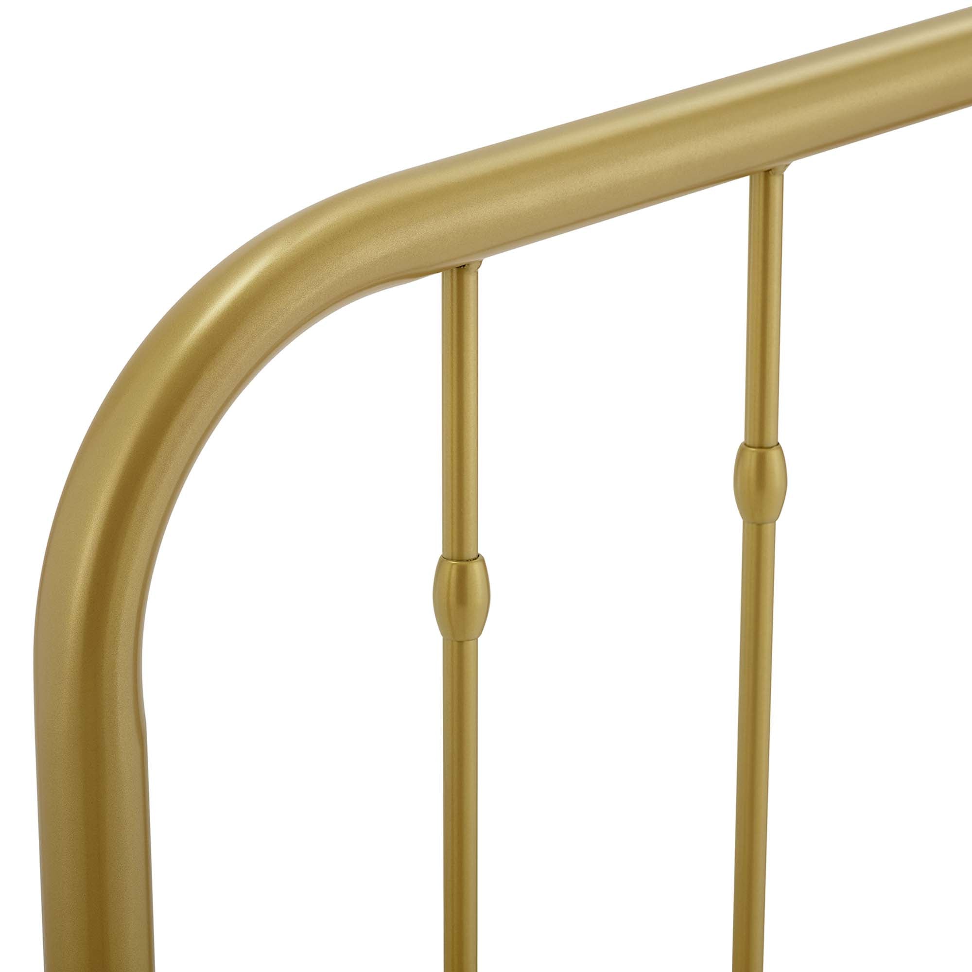 Lennon Metal Queen Headboard, Gold