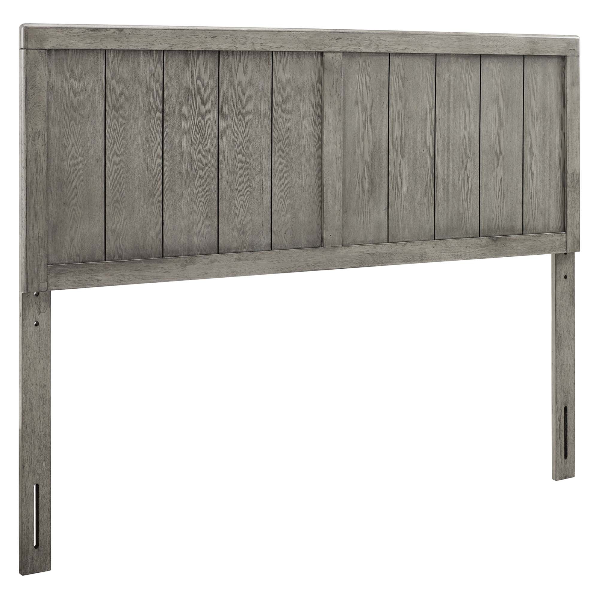 Robbie Wood Twin Headboard, Gray